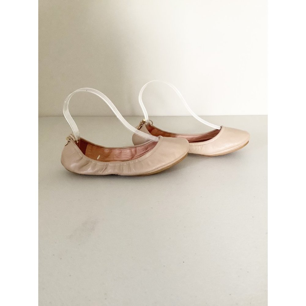 Kate Spade Tan Leather Slip On Ballet Flats 5.5 M